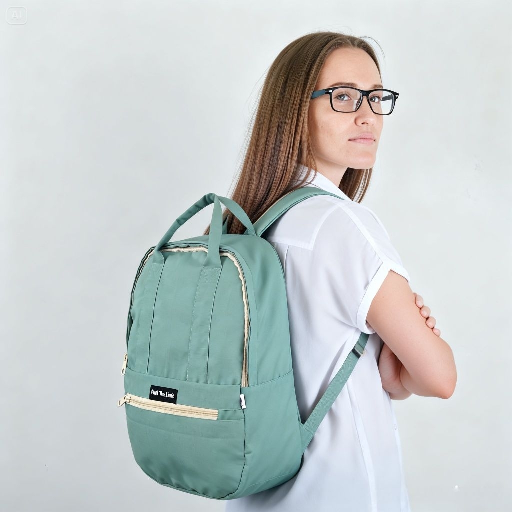 Push The Limit - Tas Ransel Wanita Tas Punggung Backpack Untuk Sekolah & Kuliah Judith