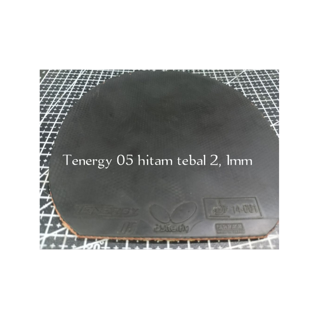 Karet bet blade pingpong tenis meja Butterfly Tenergy 05 hitam