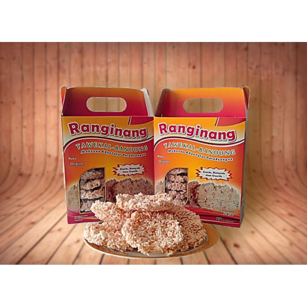 Ranginang Tawekal, Ranginang Ciparay, Matang, kemasan Dus Ekslusif