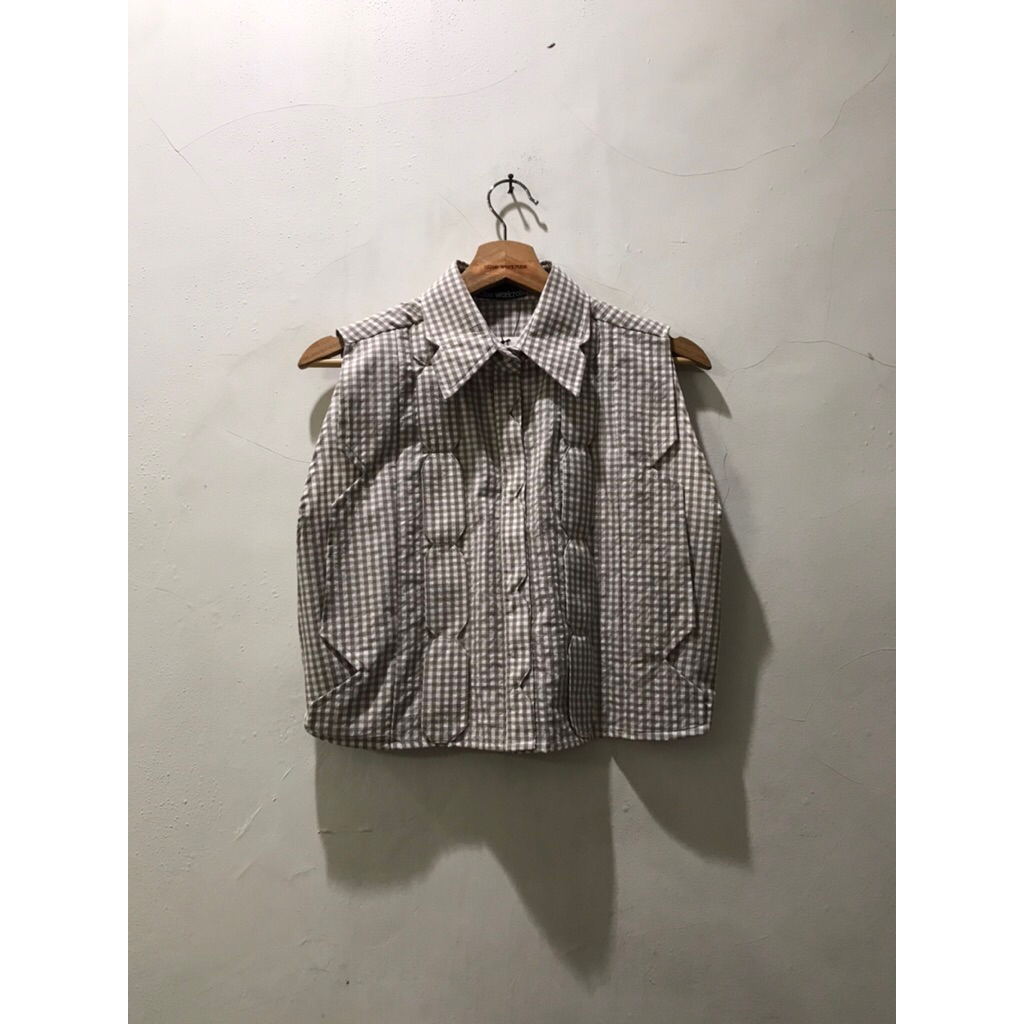 OLINE WORKROBE - VERTHY TOP IN CUBICAL CREME