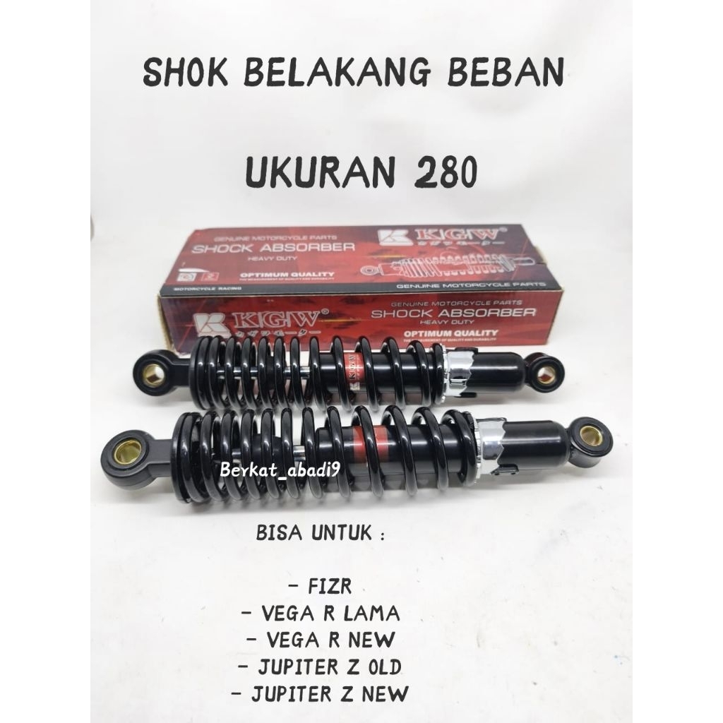 SHOCK SHOK BELAKANG BEBAN UKURAN 280