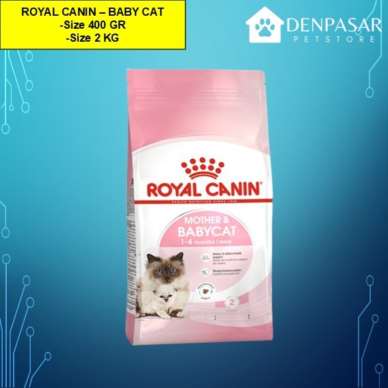 ( ROYAL CANIN BABY CAT ) / ROYAL CANIN / MAKANAN KUCING / CAT FOOD / PET FOOD