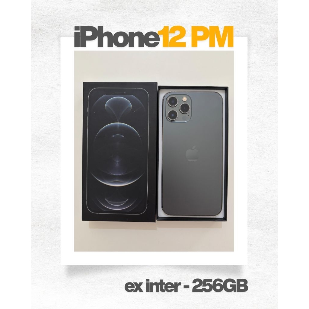 iPhone 12 Pro Max 256GB - Second Inter Original Apple Fullset