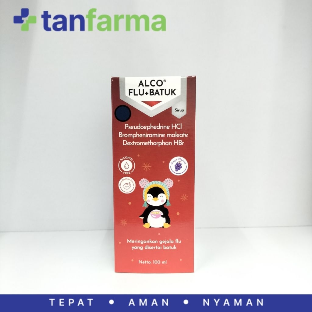 Alco Flu Plus Batuk Obat Pilek Flu Batuk Anak Dewasa