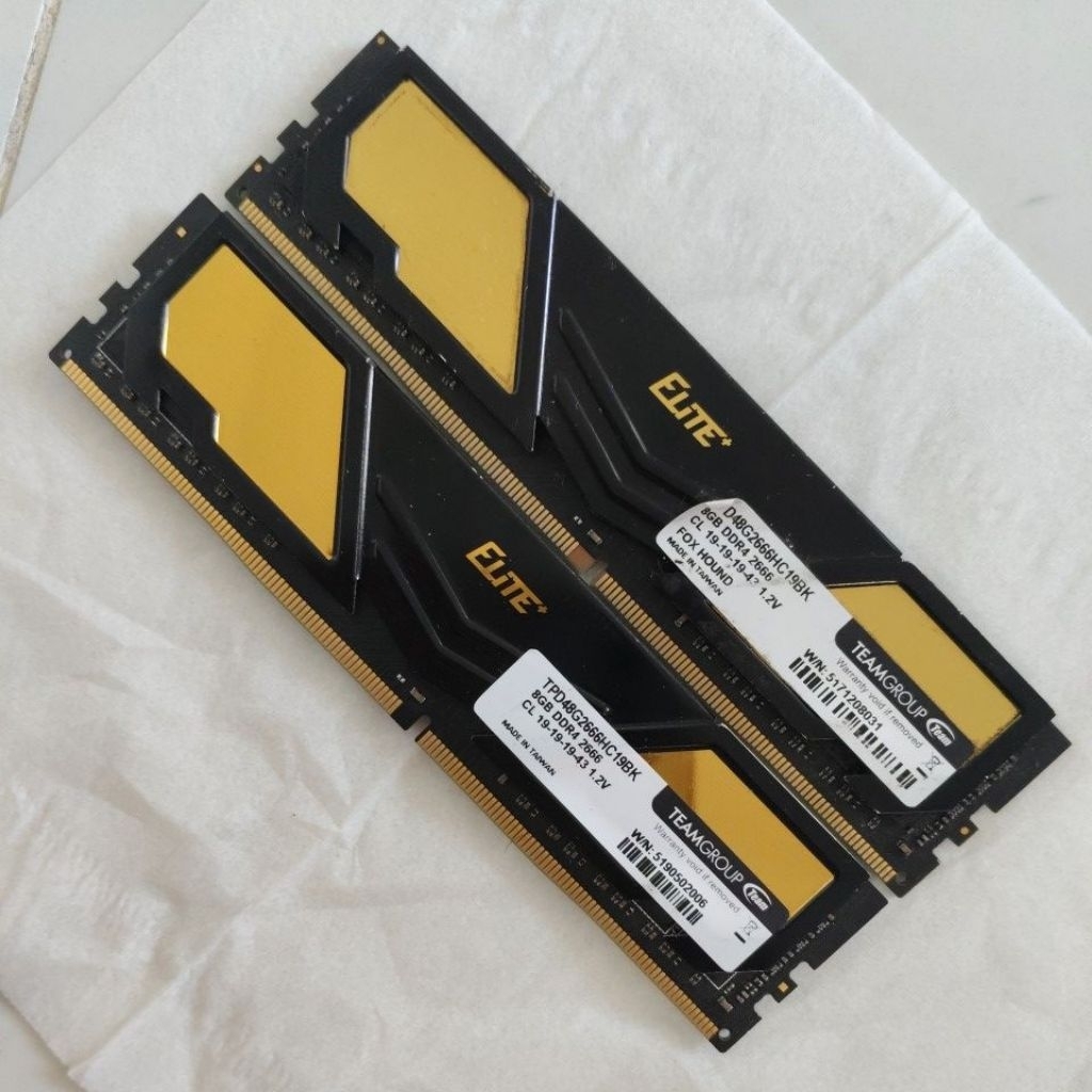 DDR4 8GB PC 2666 TEAM ELITE