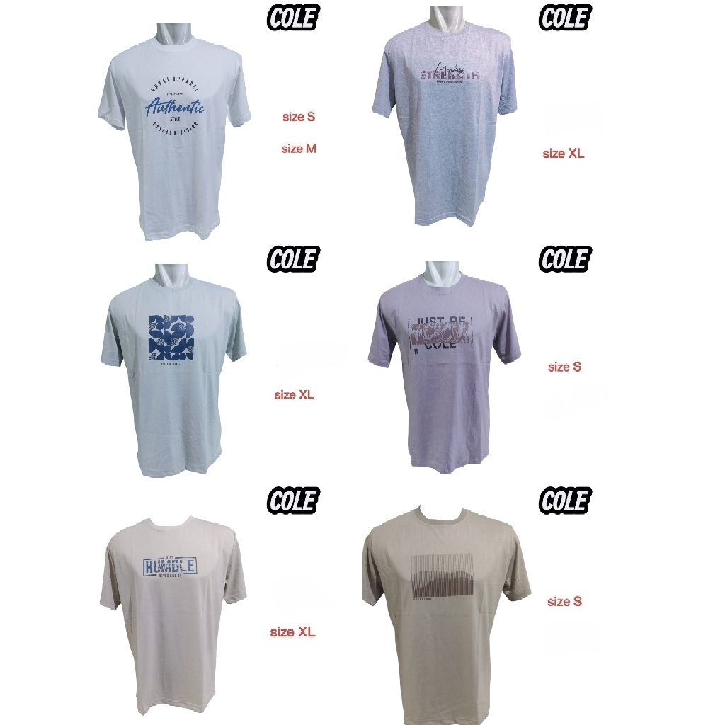 KAOS OBLONG COWOK COLE