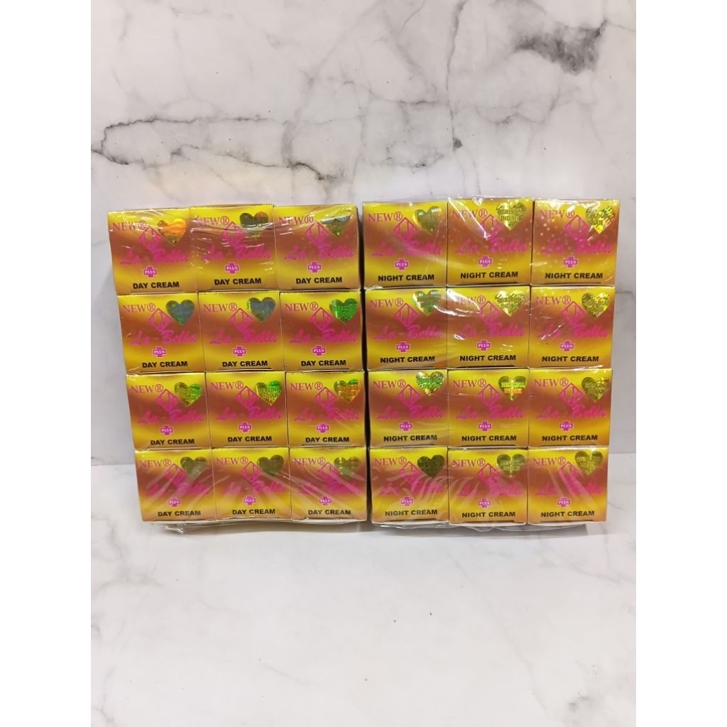 12pcs- Cream LABELLA Day//Night Herlina indah Original Bpom
