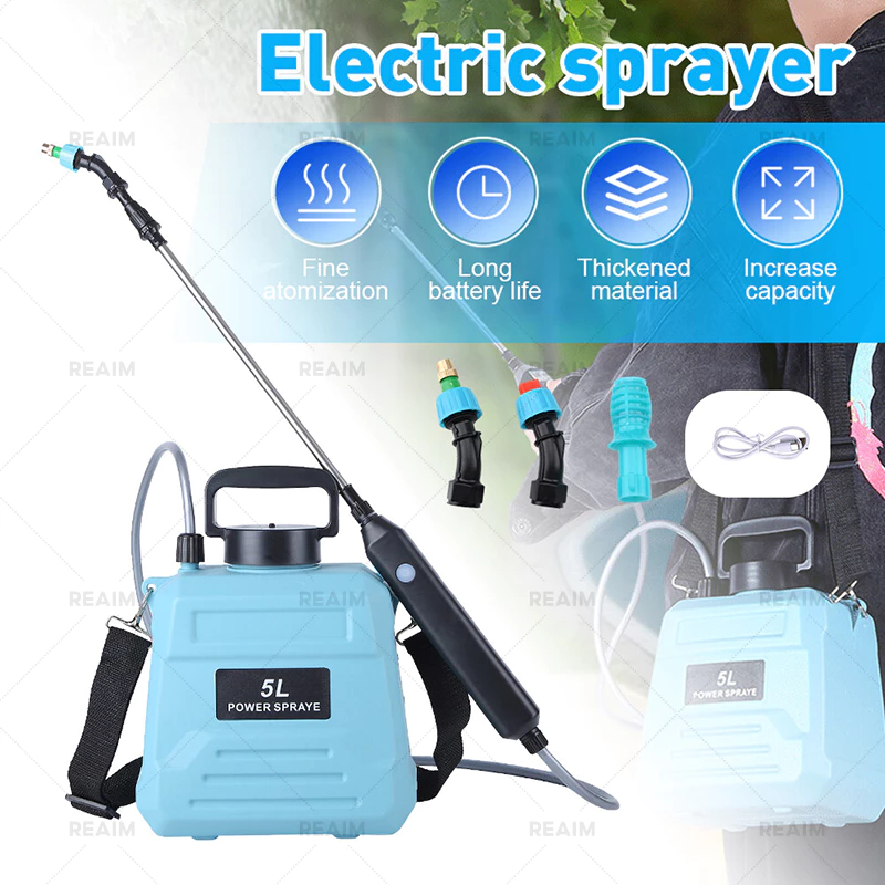 Semprotan Elektrik Sprayer Shoulder Type 5/8 Liter Alat Semprotan Tanaman Portable