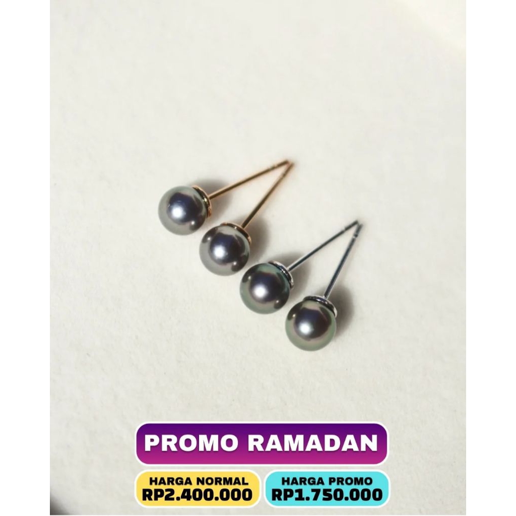 Anting mutiara laut Akoya