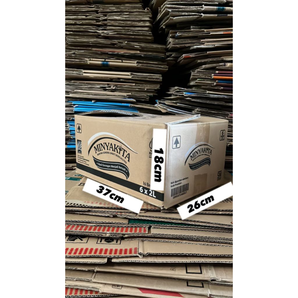 DUS TEBAL 2PLY BEKAS MINYAK BERSIH RAPI KARDUS BEKAS BANDUNG KARDUS PACKING