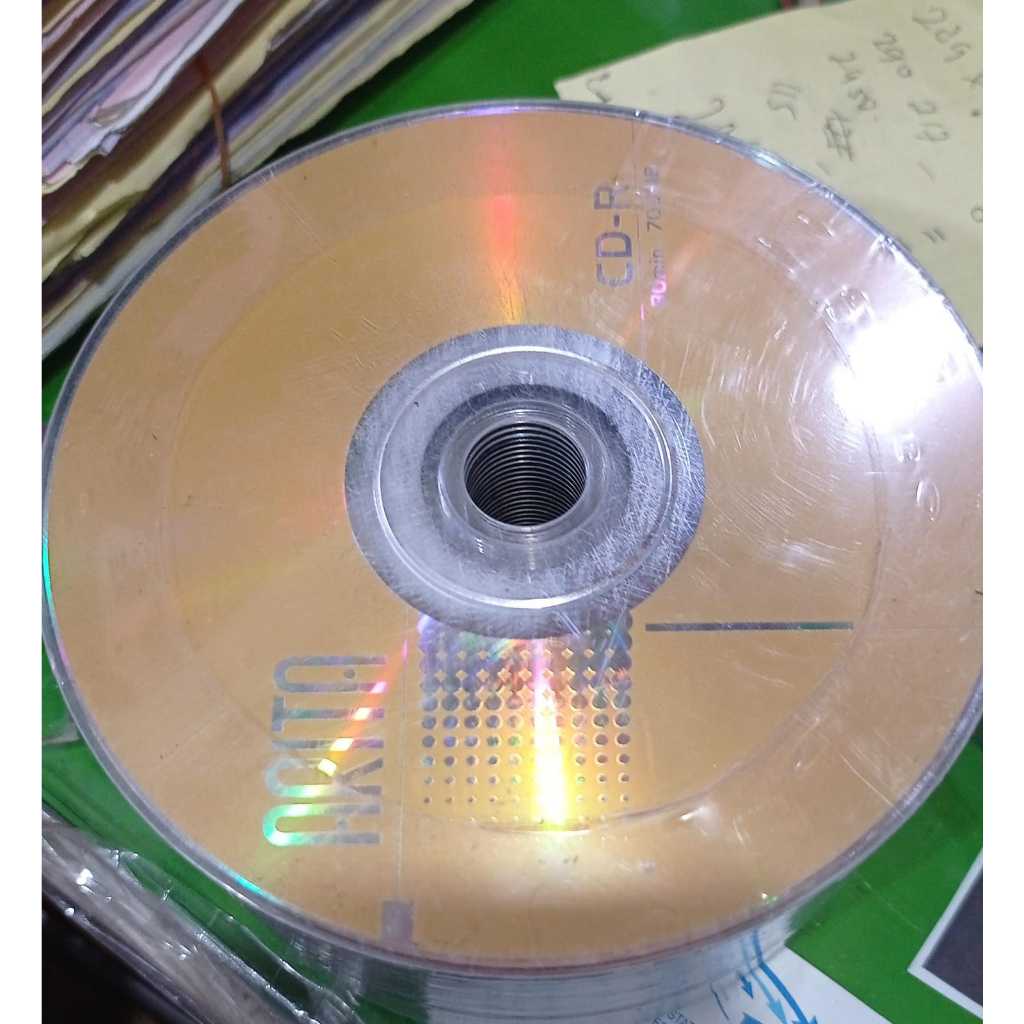 CD-R Sunburnt/GOTECH/arita 52X Roll 50 Pcs Sunburnt/GOTECH CD-R 52X Roll 50 Pcs CD KOSONG