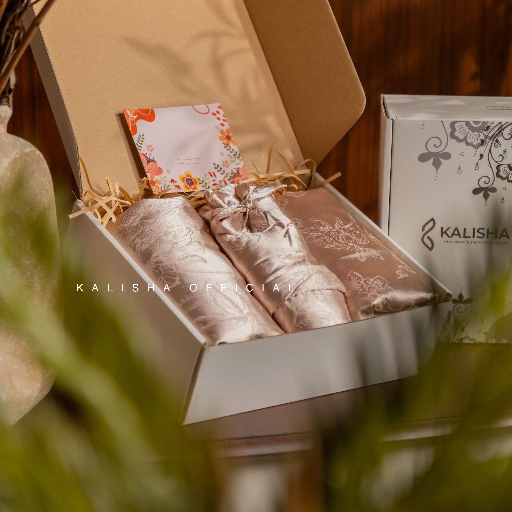 Kalisha - Hampers Lebaran Seserahan Pernikahan Ulang Tahun Mukena