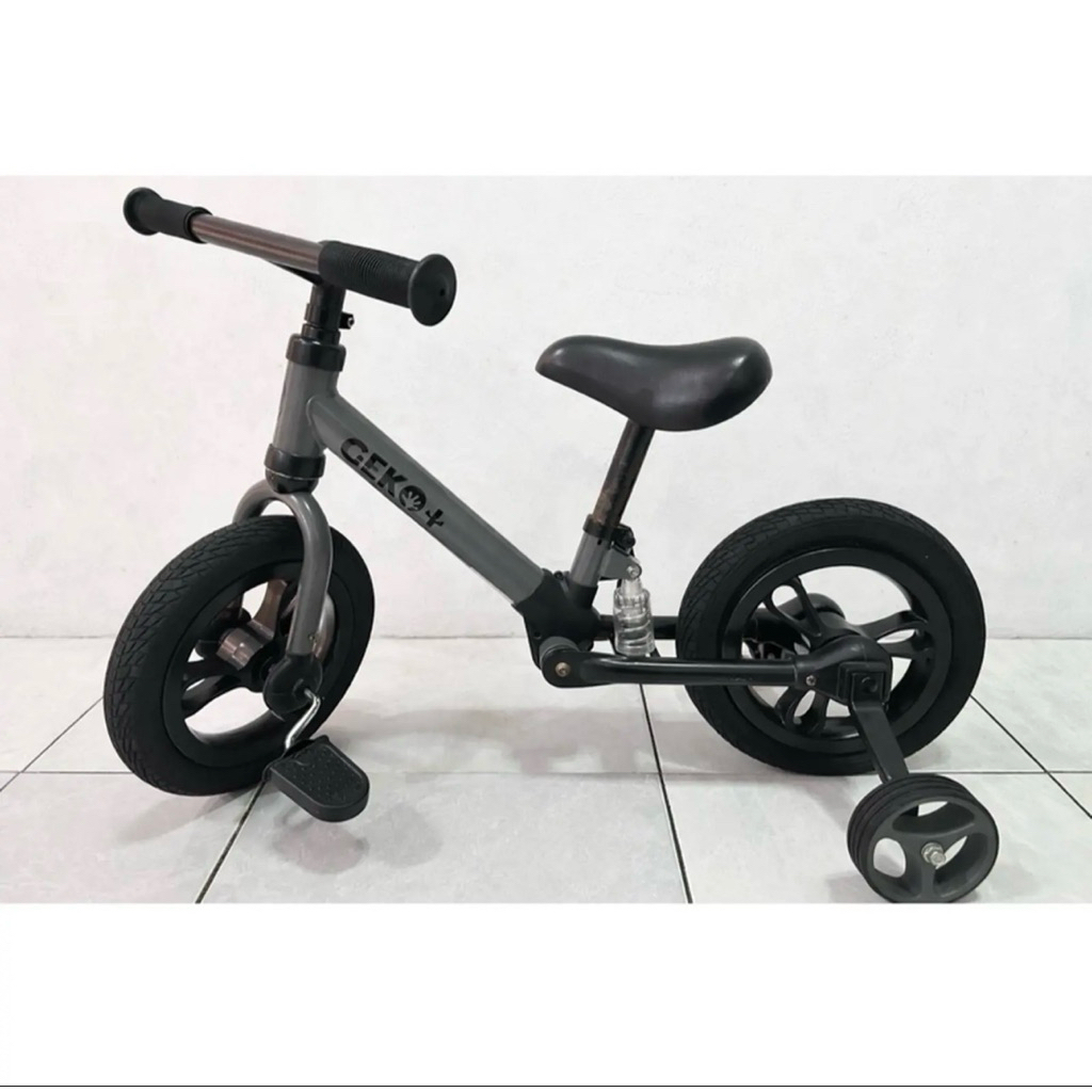 Geko Plus 4in1 Kids Balance bike 12 inch