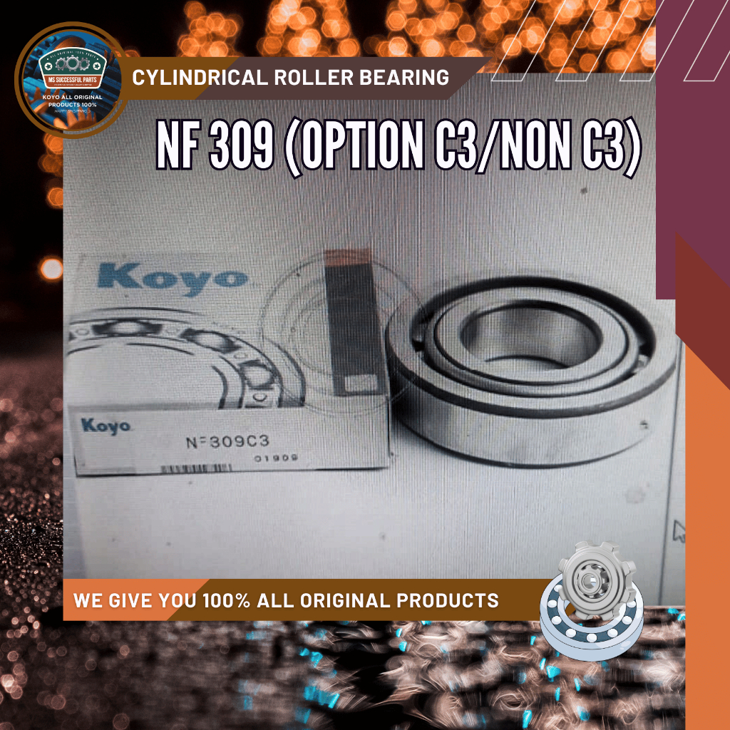 BEARING NF 309 NF 309 C3 KOYO NF309 NF309C3