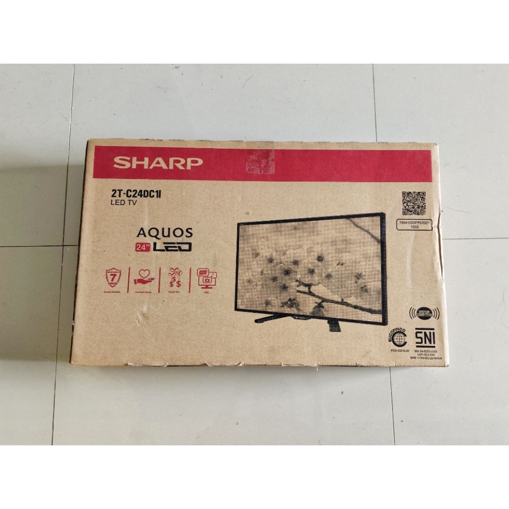 Televisi TV Sharp Led 24 inch Aquos