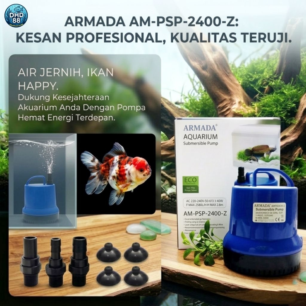 POMPA AQUARIUM ARMADA AM/ HIKARI HK PSP 2400Z