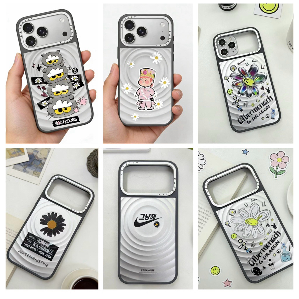 New Case Iphone Casetify Metal MagSafe Gdragon Gd Nike Zo&friends Doraemon Stitch Cartoon Magnetic F