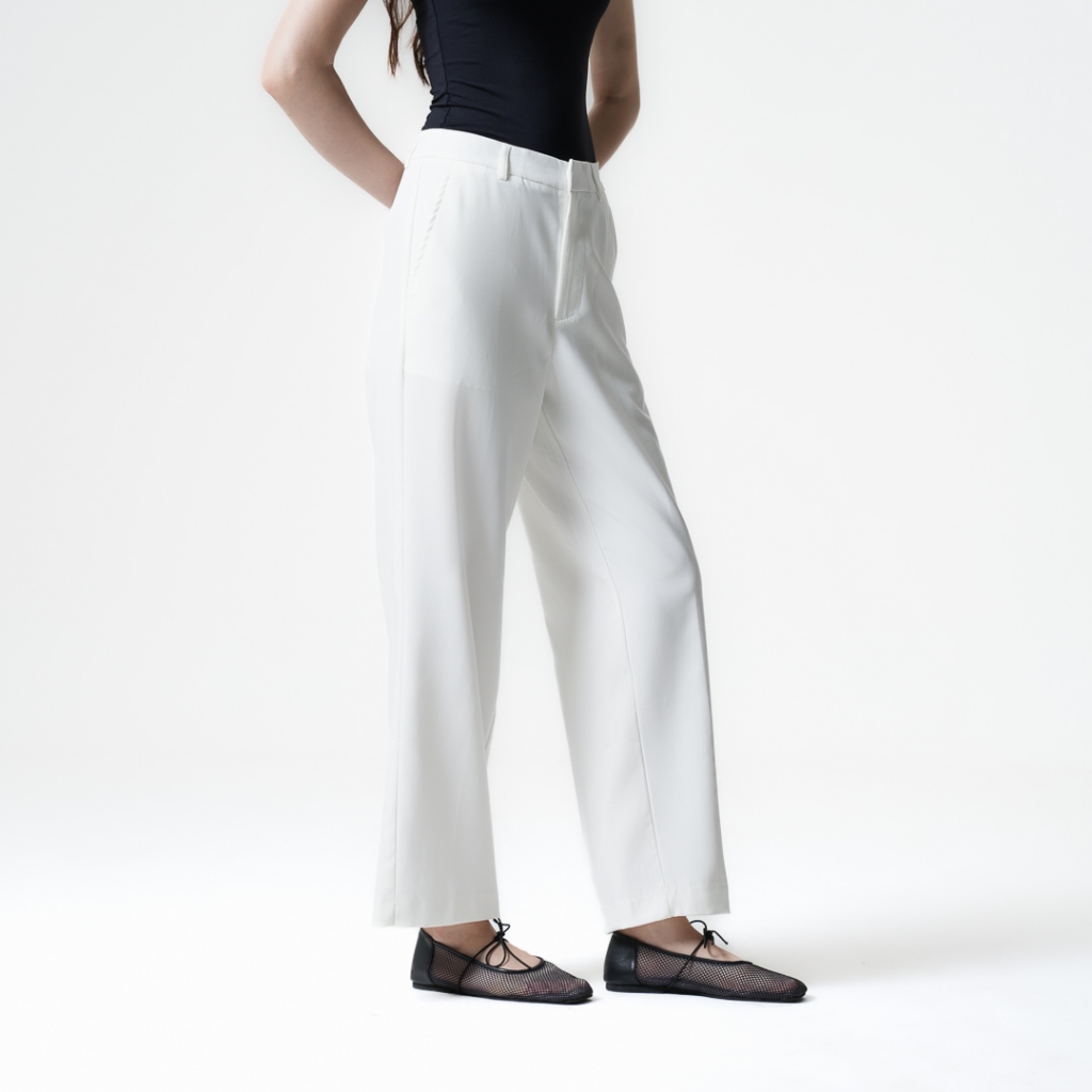 Mississippi High Waist Trousers Celana Wanita I31000346M Offwhite