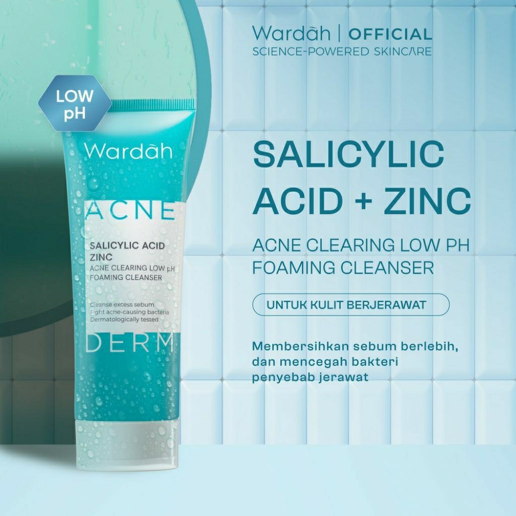 Wardah Acnederm Foaming Cleanser
