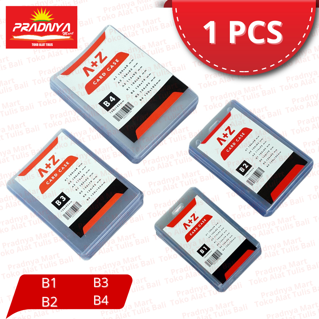 Name Tag A+Z Card Case B1 B2 B3 B4 B5 Plastik Transparan ID Card Kartu Akses – Pradnya Mart ATK