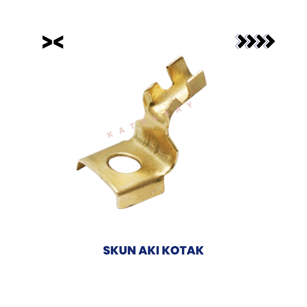 Skun Aki Kotak – Terminal Aki Motor / Mobil Kuningan Tebal