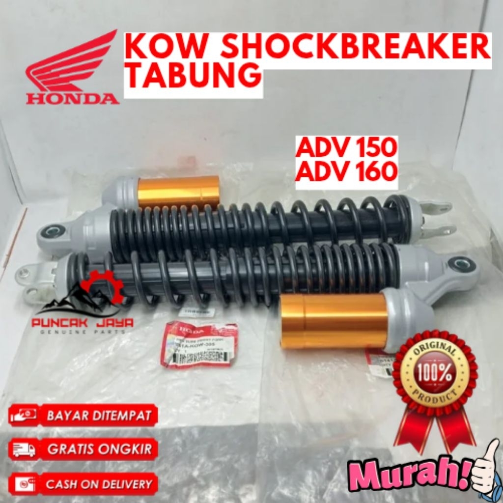 SHOCKBREAKER TABUNG ORIGINAL HONDA KODE KOW, SHOCKBREAKER TABUNG ADV 150, SHOCKBREAKER TABUNG ADV 16