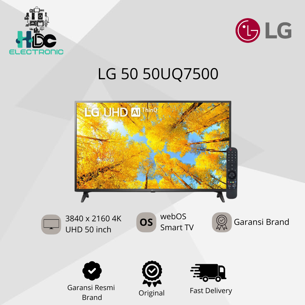 LG SMART TV 50UQ7500 50 INCH LED TV GARANSI