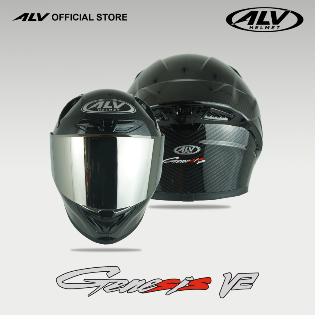 ALV Genesis V2 Full Carbon - Helm Full Face