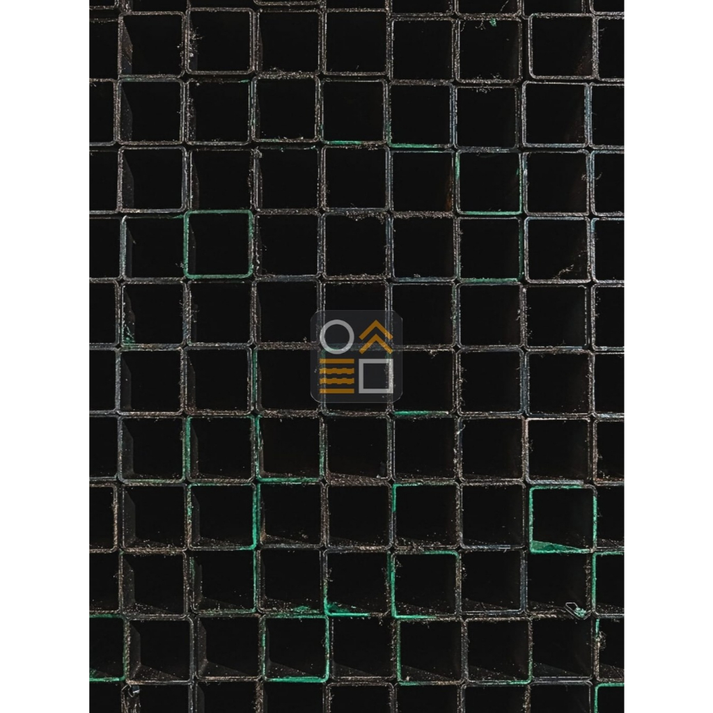 Besi Hollow Pipa Kotak Hitam - 40x40x1.4MMx6M