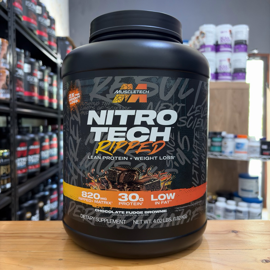 Muscletech nitrotech ripped 4lbs nitro tech ripped lean protein