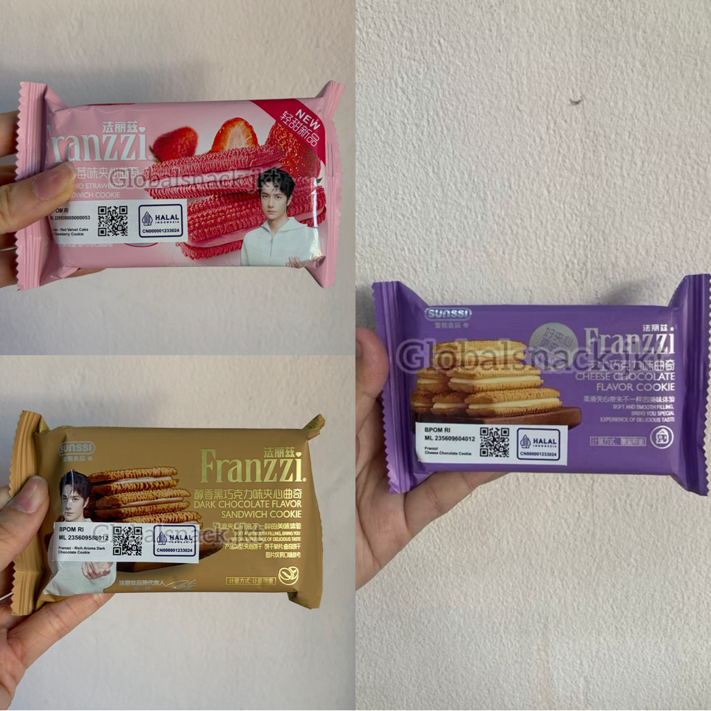 FRANZZI CHEESE / STRAWBERRY / CHOCOLATE FLAVOR COOKIE 34g