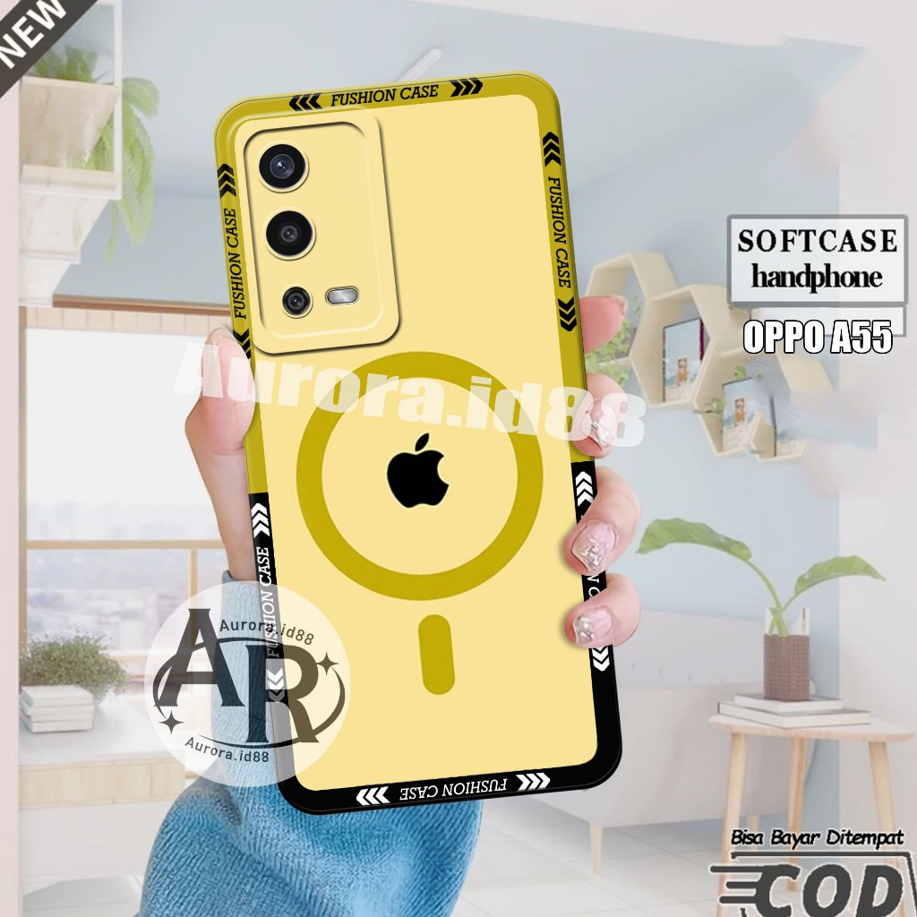 Softcase OPPO A55 - OPPO A16 - OPPO A54S - Casing Hp Oppo Pelindung hp - Silikon Mika - Aksesoris Hp
