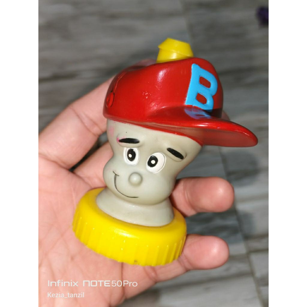 ACTION FIGURE FIGUR TUTUP GELAS BOTOL KARAKTER CHARACTER CASPER HANTU GHOST ANIMASI ANIME KARTUN CAR
