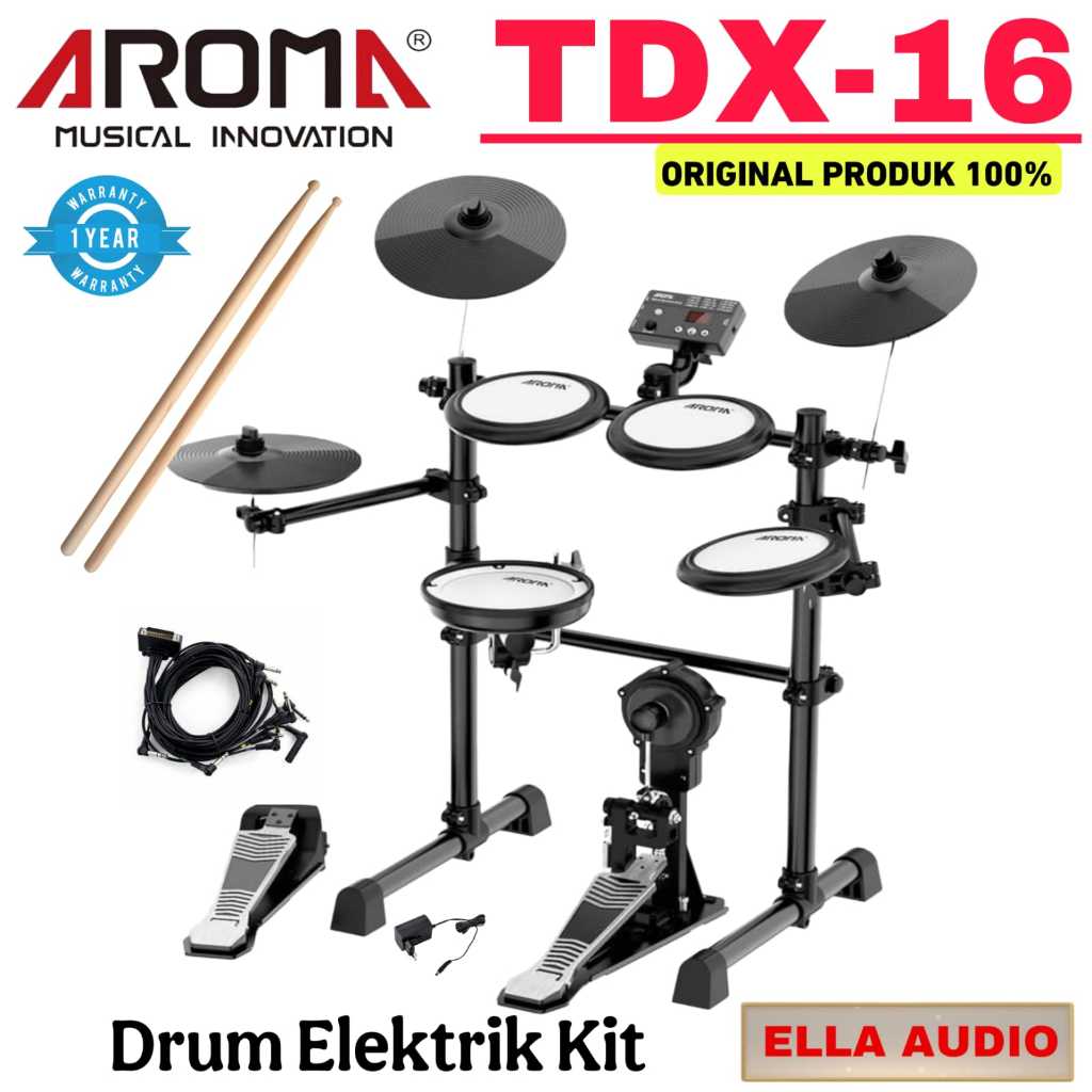 Aroma TDX-16S Digital Drum Elektrik Kit Tdx-16s