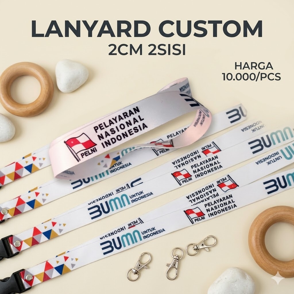 Lanyard BUMN Pelayaran Nasional Indonesia / Lanyard BUMN PELNI/Lanyard Costume NSR