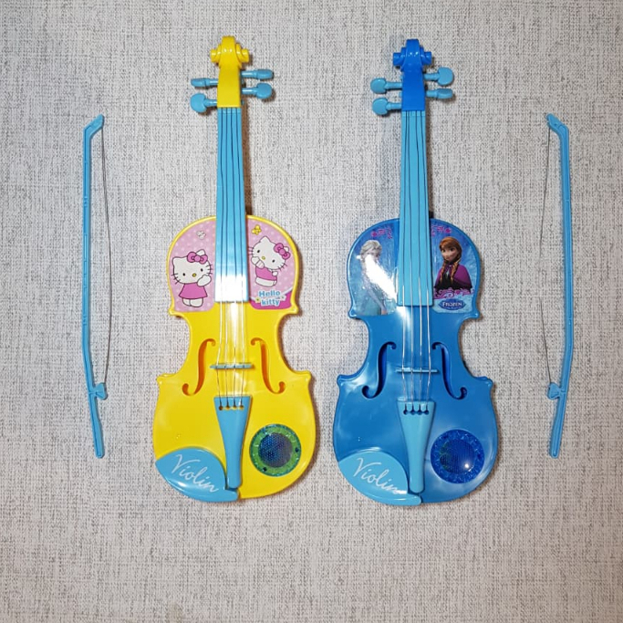 Mainan Biola Bermusik - Biola Bersuara Baterai - Mainan Biola Anak