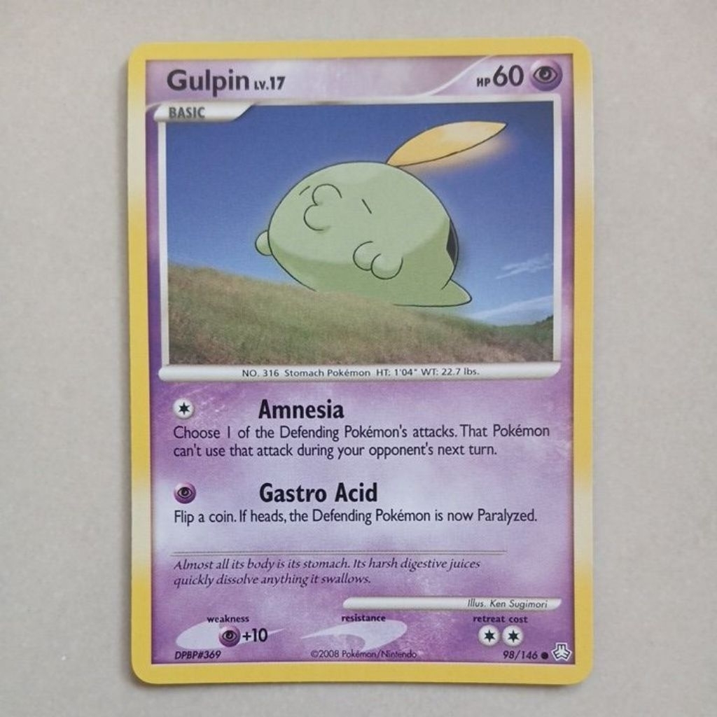 POKEMON GULPIN LEGEND AWAKENED NON FOIL SINGLES