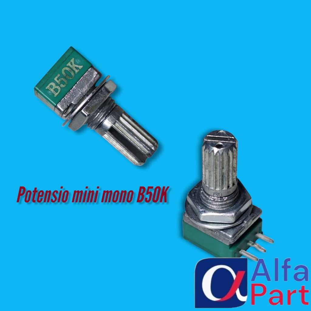 POTENSIO MINI MONO B50K HIJAU POTENSIO MINI MONO