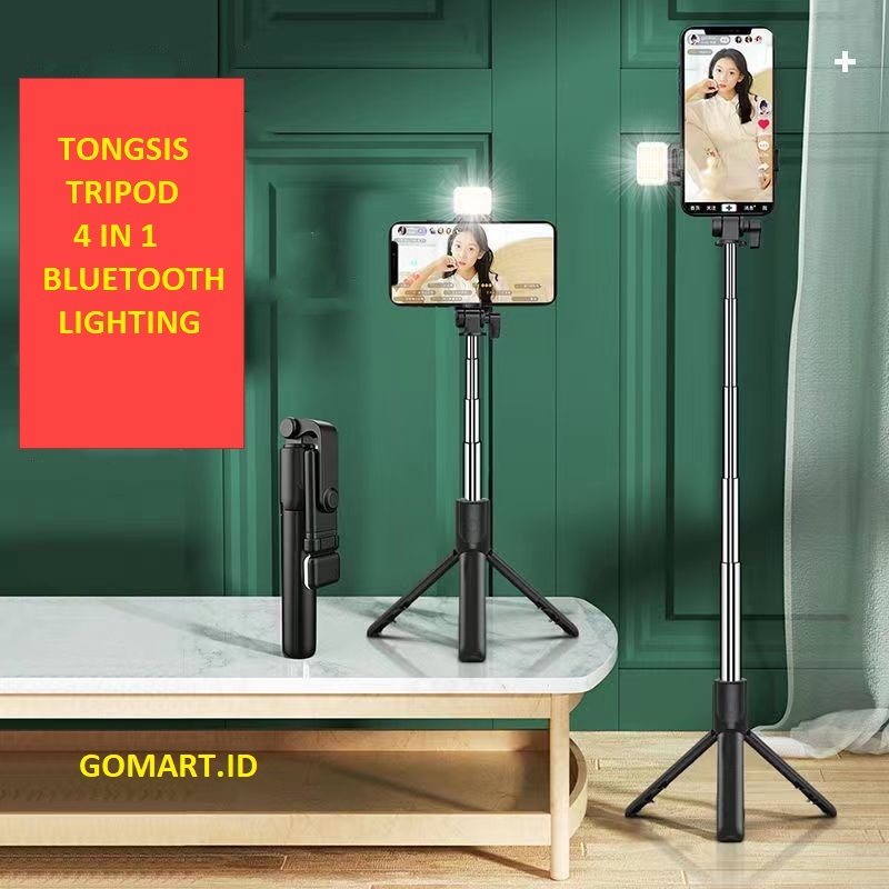 TONGSIS TRIPOD + LED - TONGSIS 4 IN 1 SELFIE STICK - TONGSIS HP - TONGSIS BLUETOOTH / TONGSIS TRIPOD
