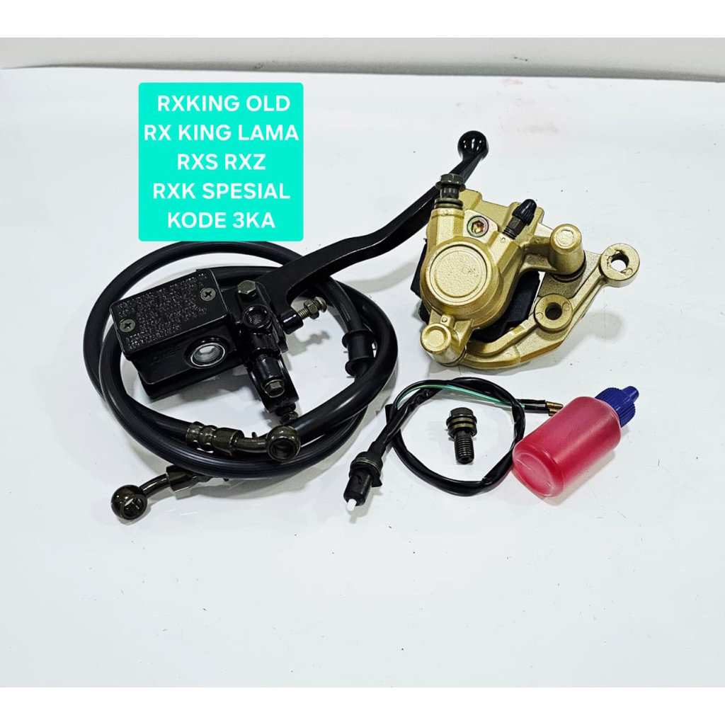 KALIPER DEPAN PALA BABI DEPAN RXK OLD RXKING LAMA RXS RX KING SPESIAL 3KA SET KAMPAS BAUT RING SELAN
