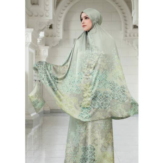 Buttonscarves Basic Prayer Robe Capsule Mini Mukenah Travel Praktis Elegan