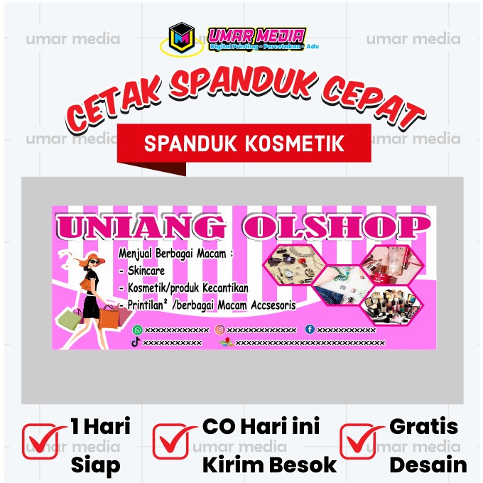 Spanduk Cepat Spanduk Olshop – Banner Online Shop Fashion & Produk Kekinian