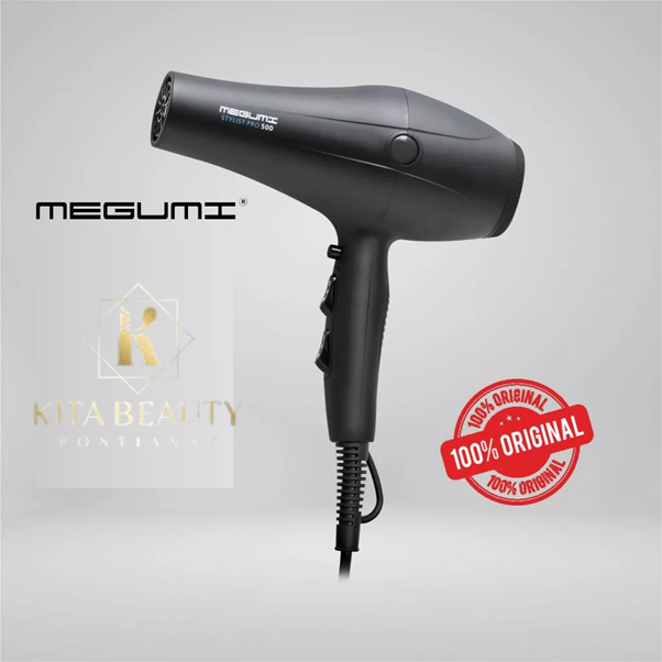 Megumi Hair Dryer Stylist Pro 500 Professional Hair Dryer