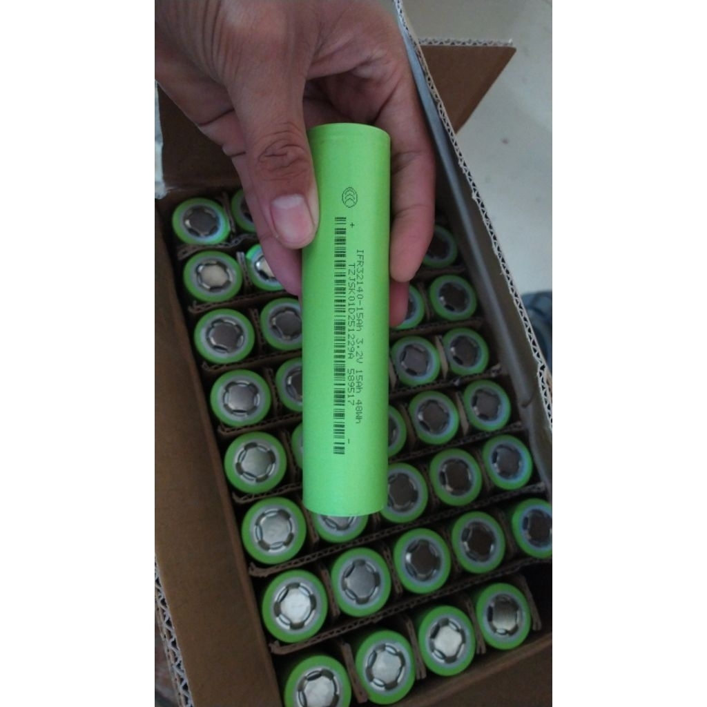 lifepo4 3,2 15ah jsk lontong ijo