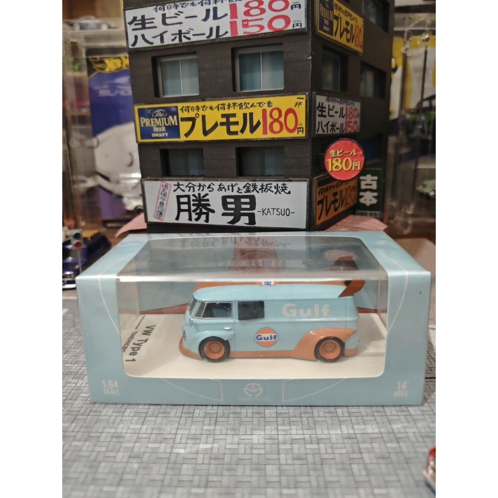 Time Micro Volkswagen T1 Gulf dengan skala 1/64