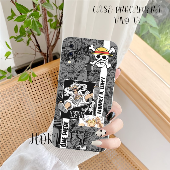 Case Vivo V9 V7 V7 Plus V5 V5 Plus Motif anime one piece gear5 keren Case Keren Kekinian Soft Case L