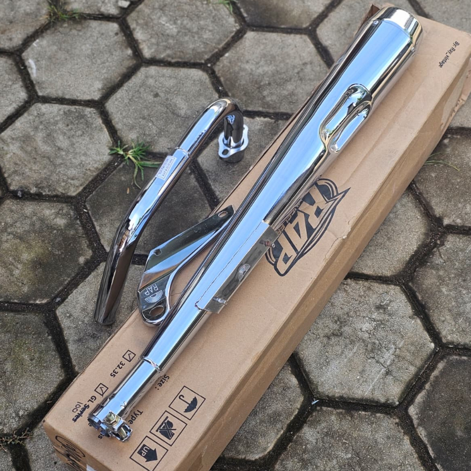 Knalpot GL100 RAP Muffler Knalpot GL 100 RAP Original