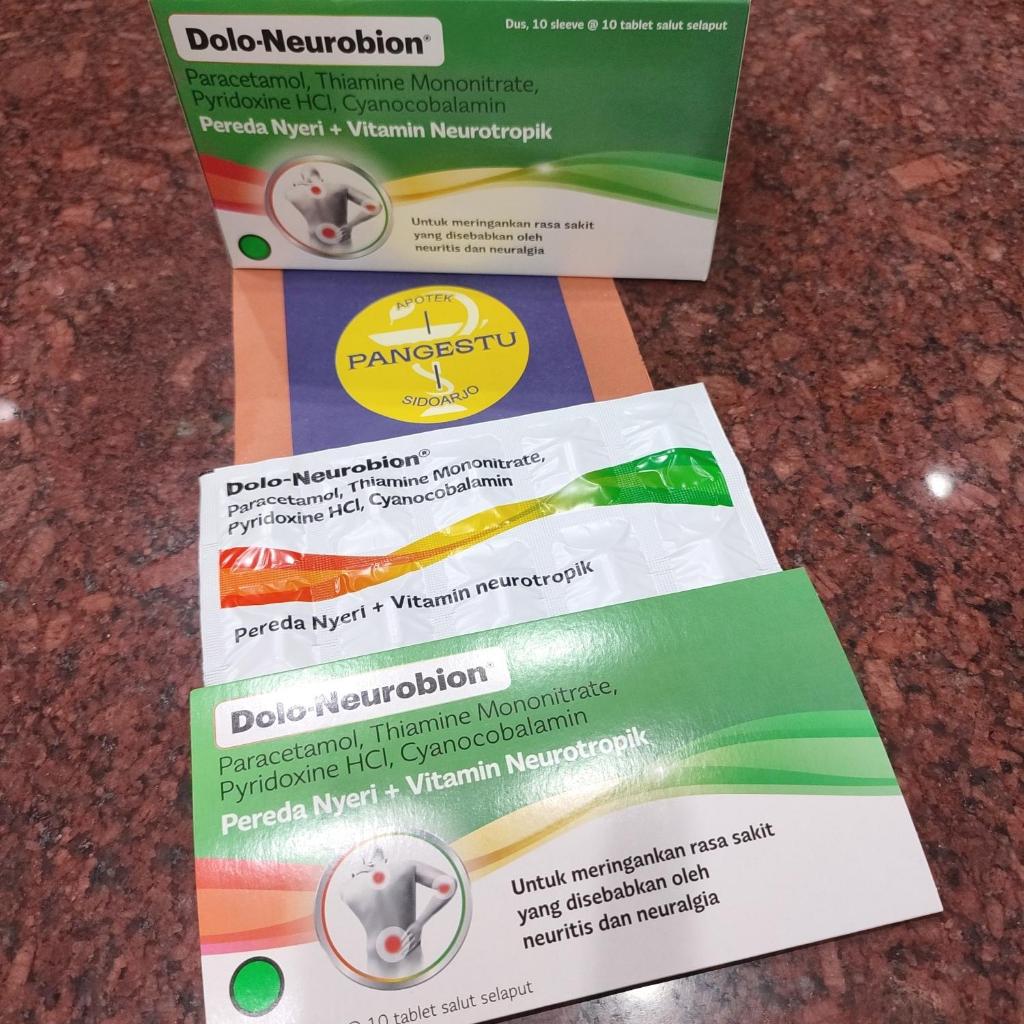 Dolo Neurobion 1 Strip 10 Tablet / Multivitamin / DoloNeurobion Dolo-Neurobion Hijau