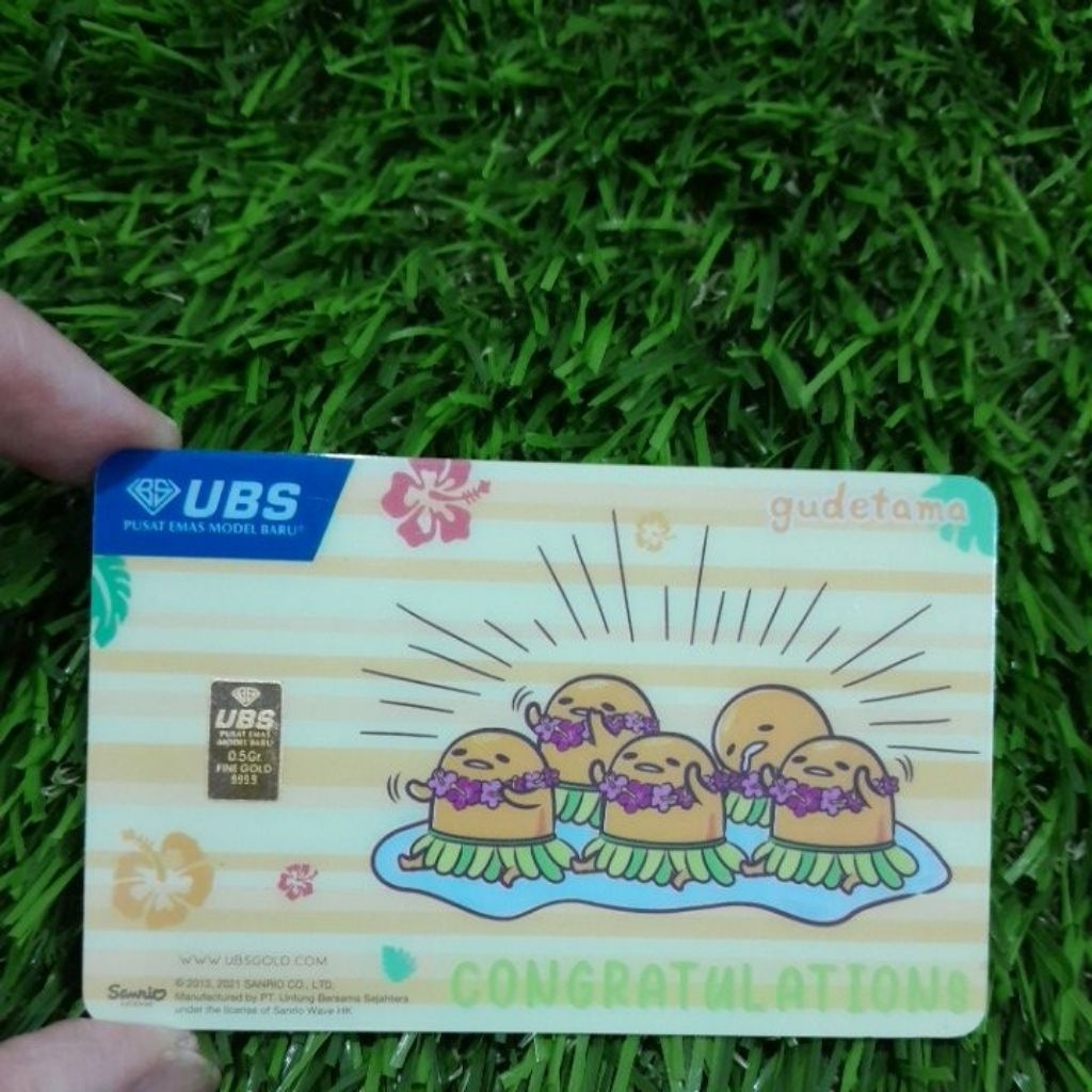 UBS GOLD 0.5 gram Gudetama