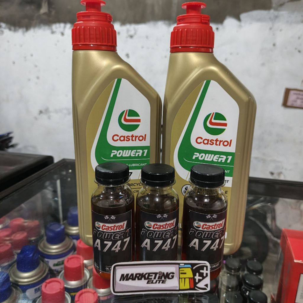 OLI SAMPING CASTROL A747 OLI CASTROL POWER A747 ORIGINAL NETTO 100ML
